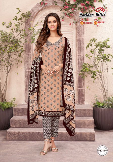Patidar Seasons Special 37 Fancy Regular Wear Printed Cotton Dress Material Collection